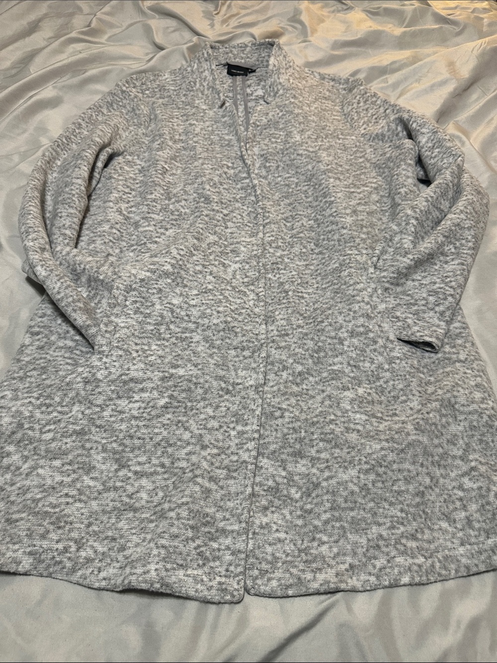 Vero Moda Light Gray Marled Open Front Blazer